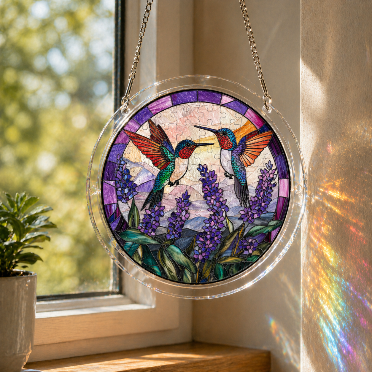 75% OFF Today Only - A Puzzle That Turns Into Window Art