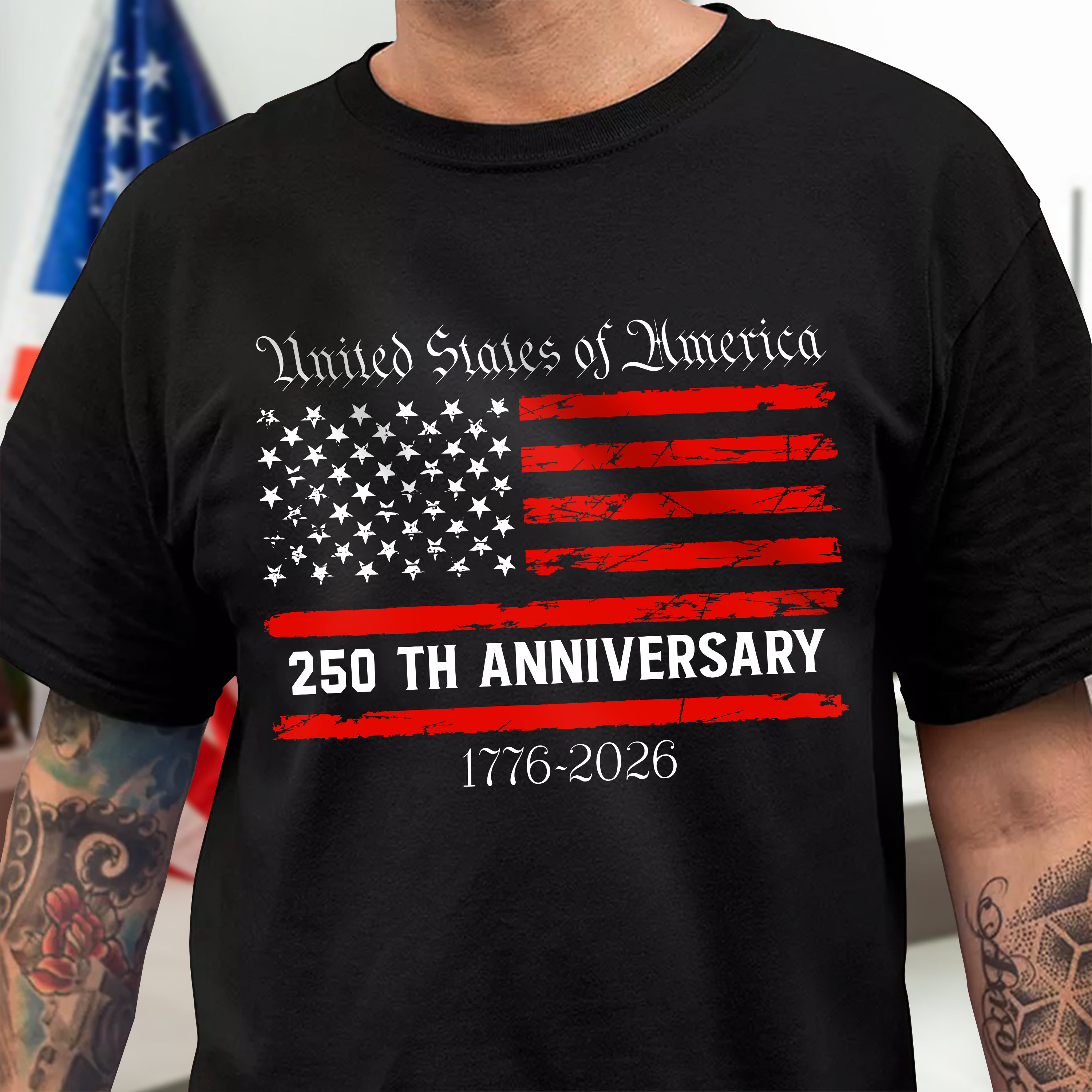 America 250 Anniversary Graphic T-Shirt