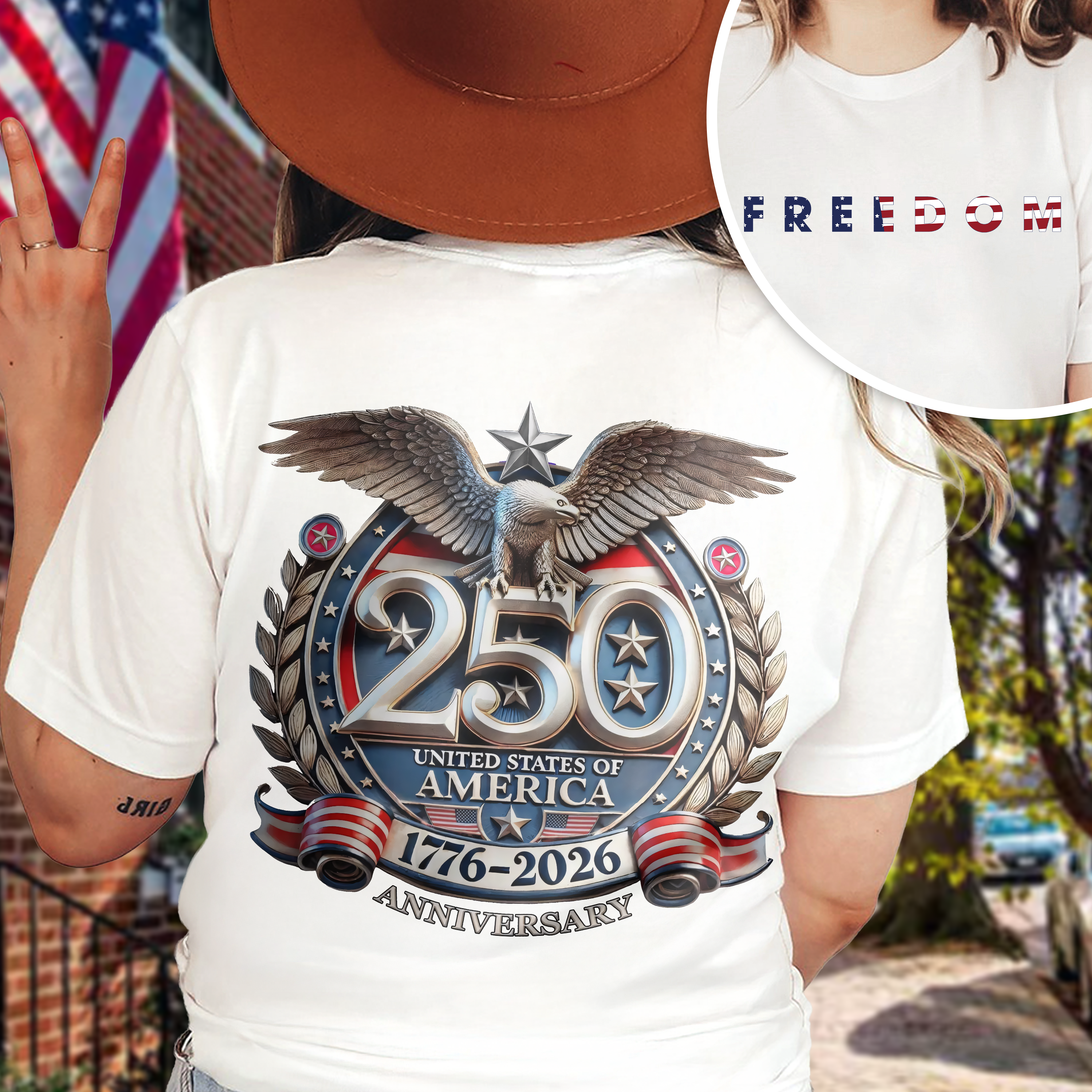 America 250 Anniversary Graphic T-Shirt