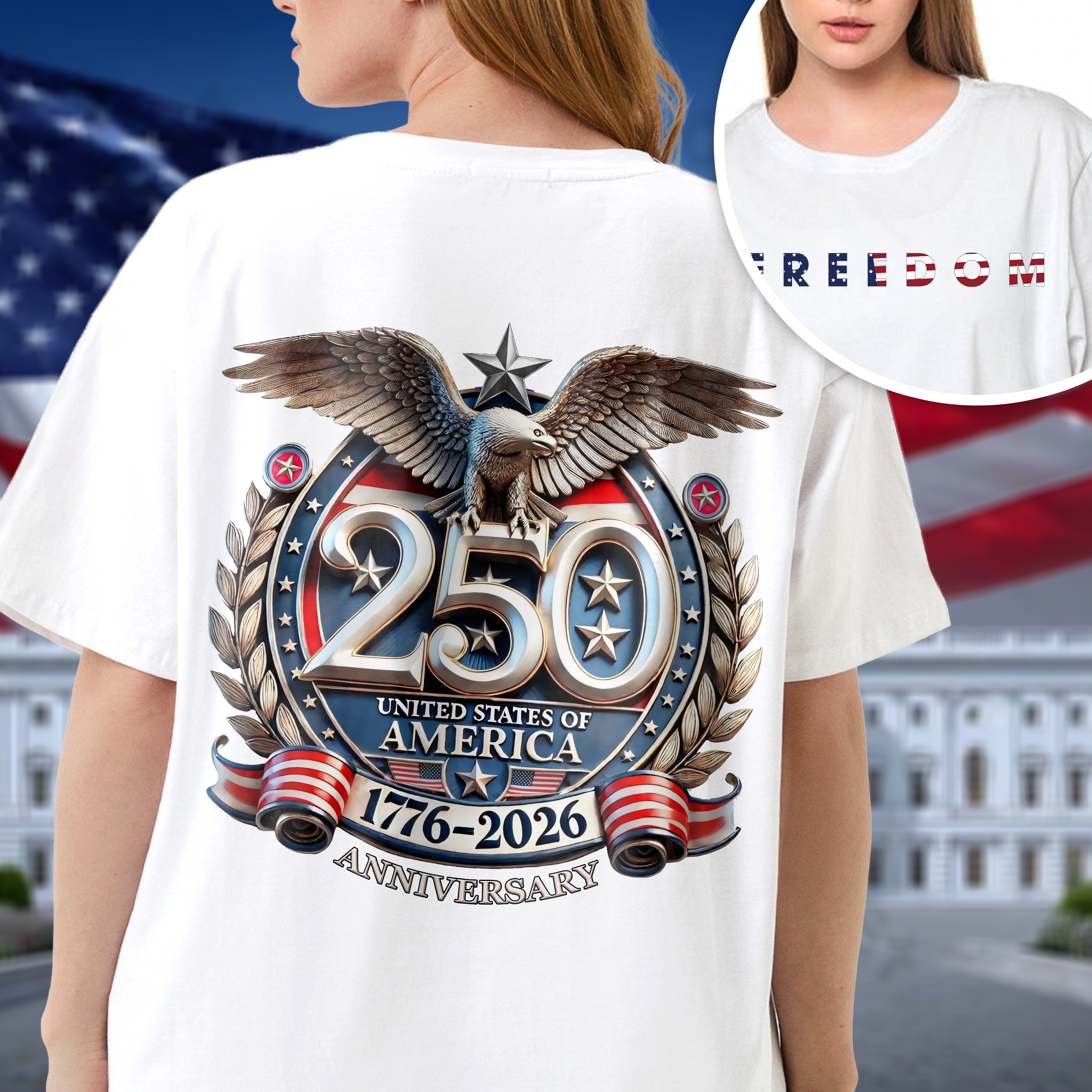 America 250 Anniversary Graphic T-Shirt