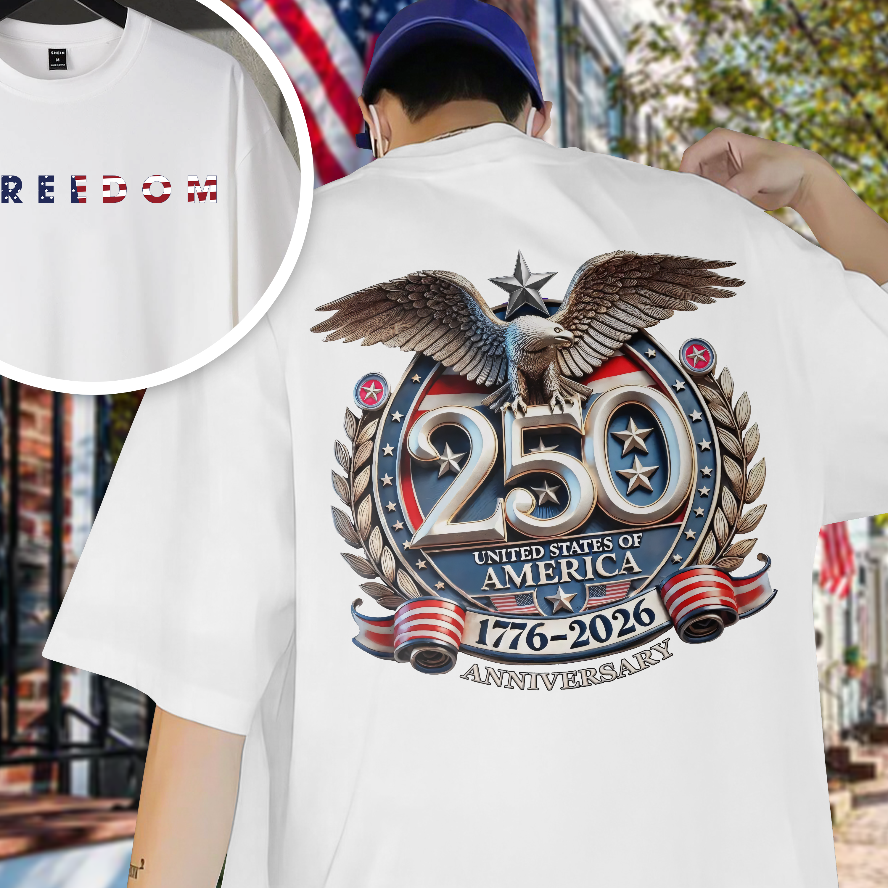 America 250 Anniversary Graphic T-Shirt