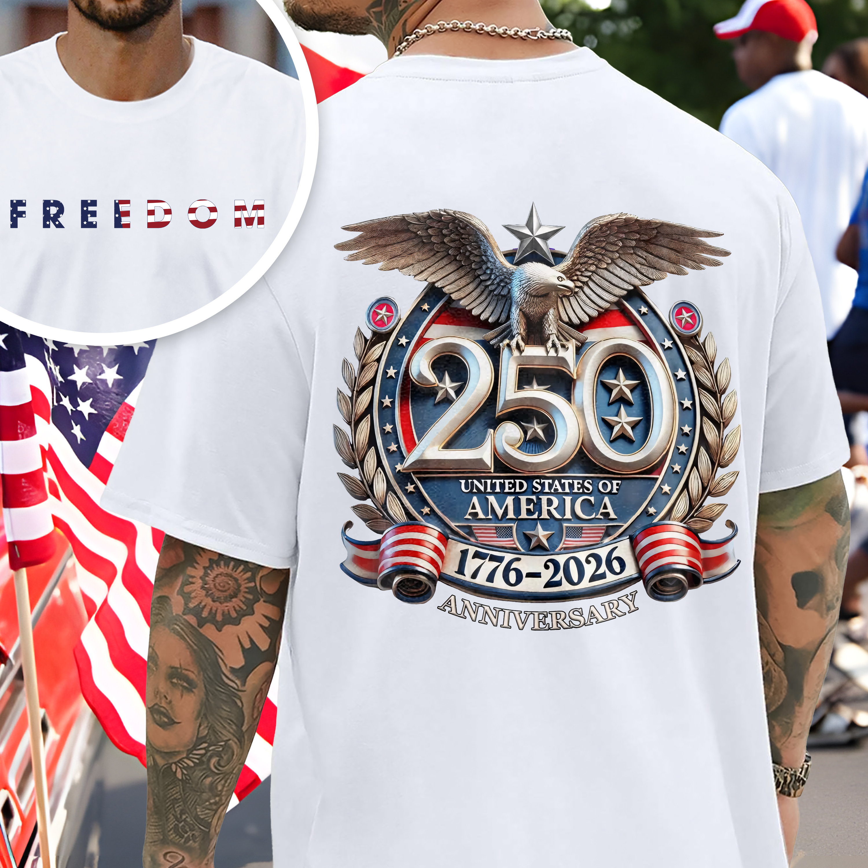 America 250 Anniversary Graphic T-Shirt