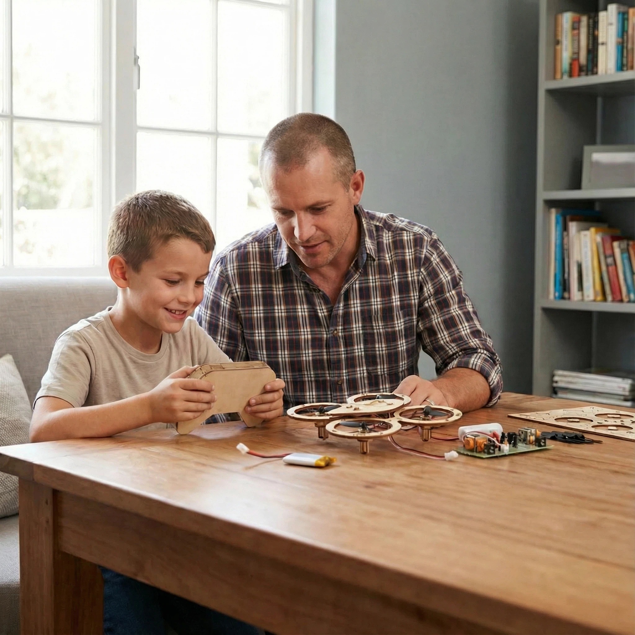 DIY Wooden Drone Building Kit