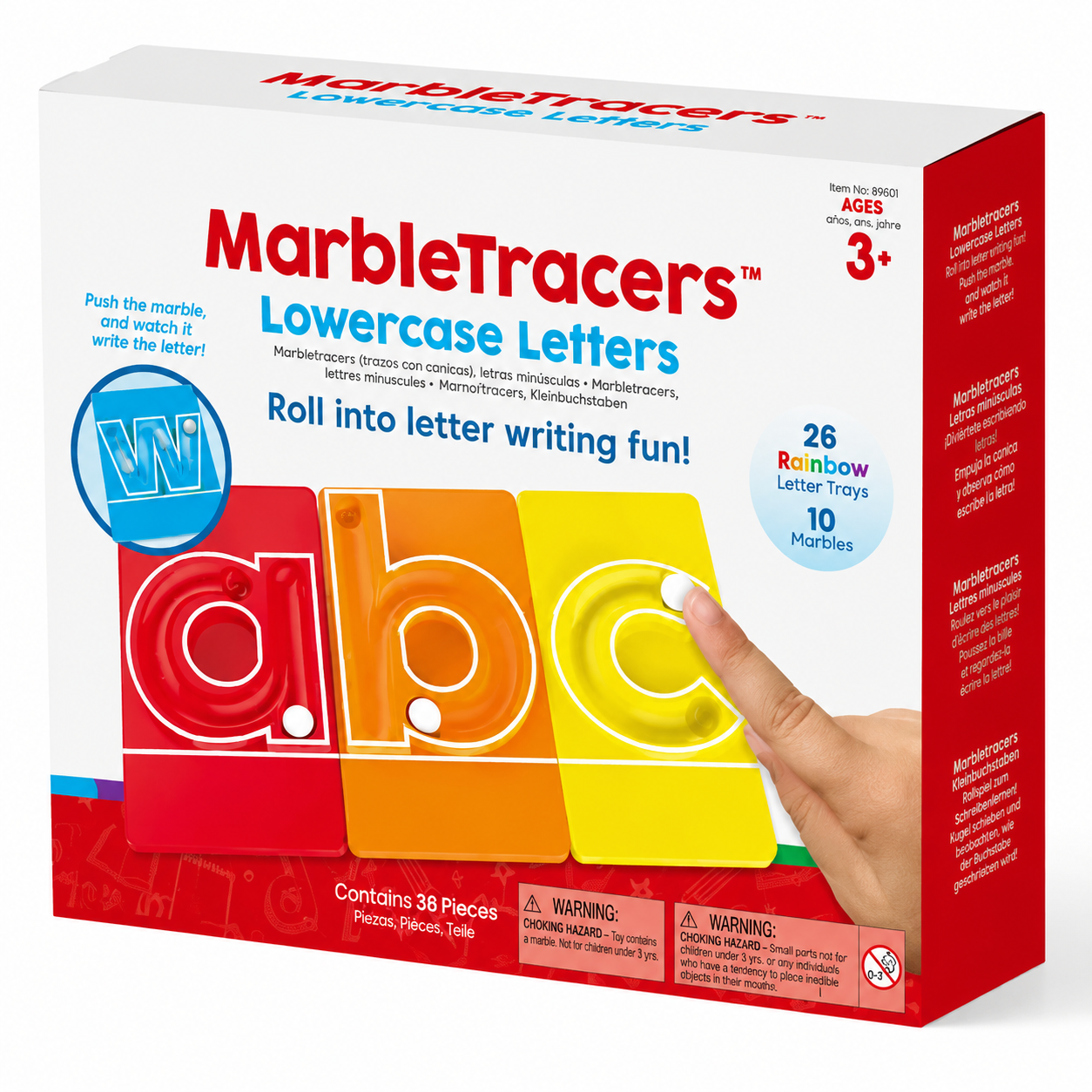 🔤Marble Tracers - Lowercase Letters🌀Roll Into Letter-Writing Fun!