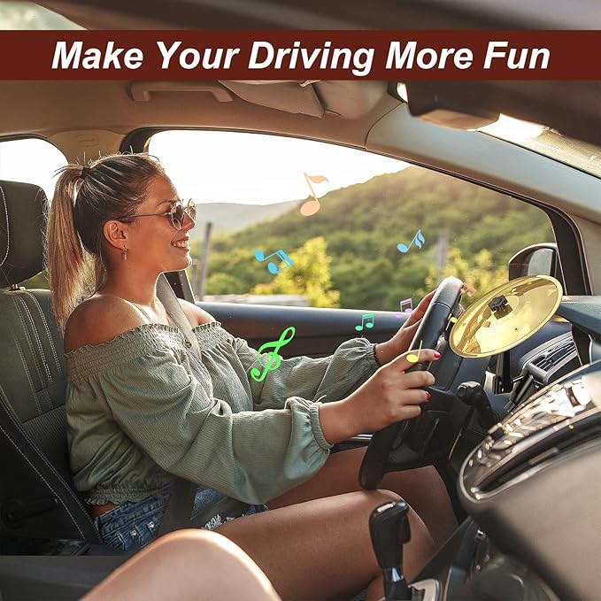 🚗Car Cymbal-Air Vent Mini Drum Crash Cym