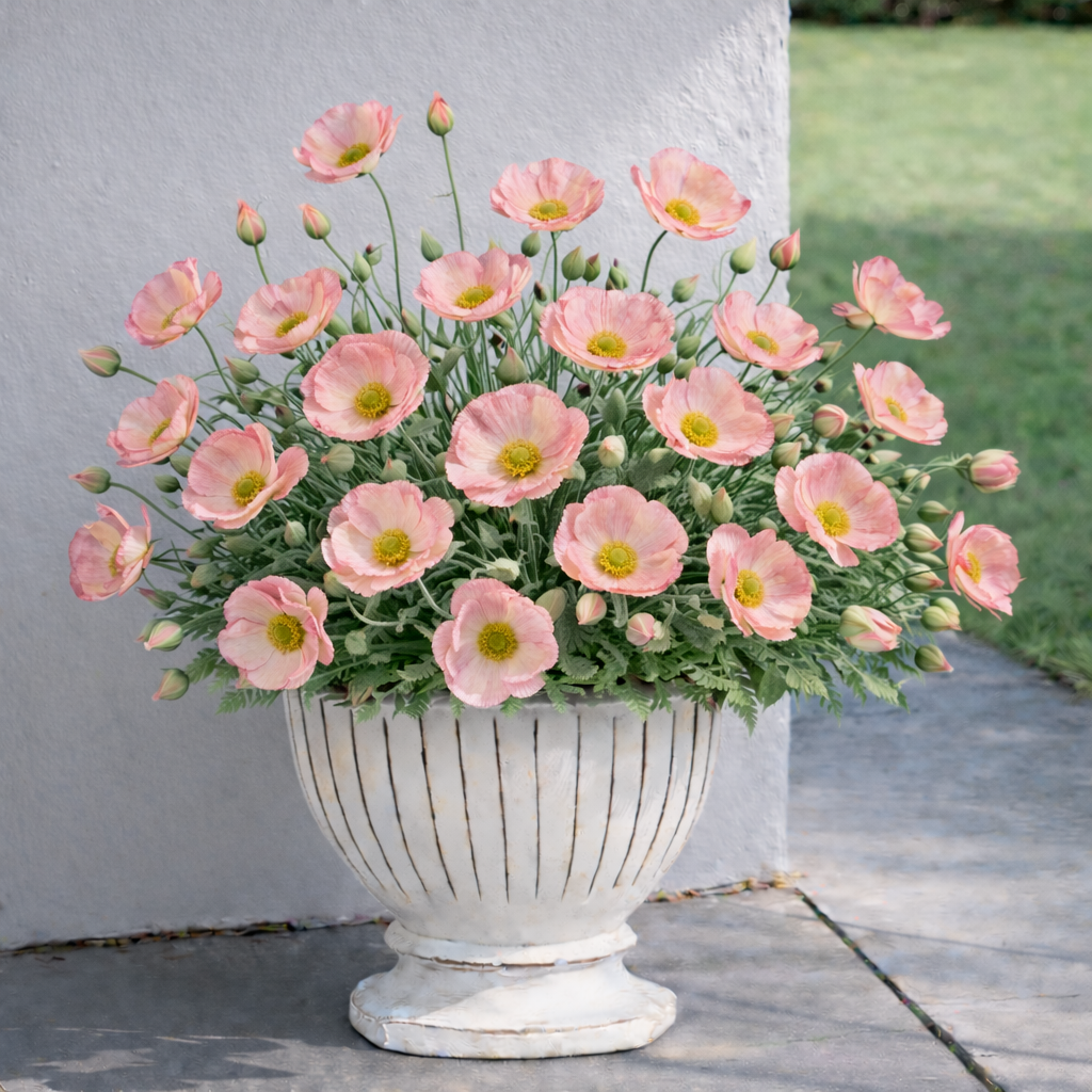 75% OFF 🔥 Delicate Faux Poppy Flowers — Light, Airy & Naturally Beautiful 🌸