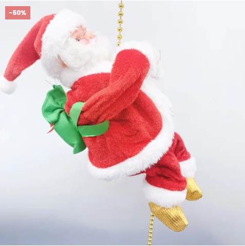 🔥LAST DAY 50% OFF🔥Santa Claus Climbing Beads Rope