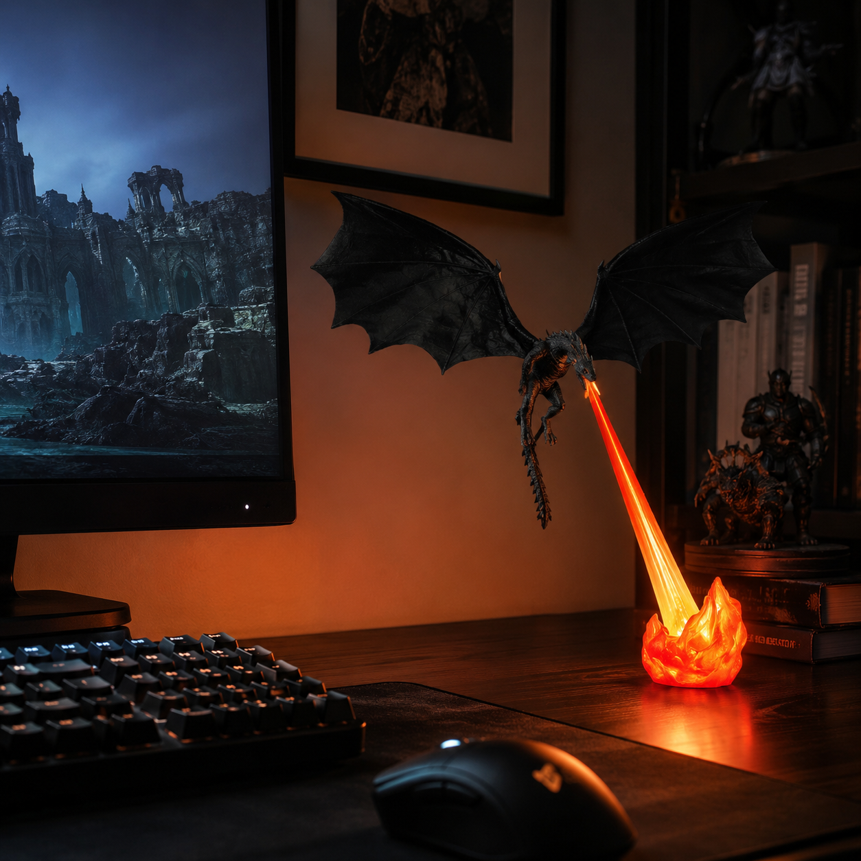🐉 Fire-Breathing Dragon Lamp – Bring the Legend to Life 🔥