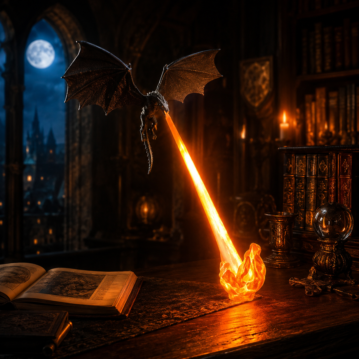 🐉 Fire-Breathing Dragon Lamp – Bring the Legend to Life 🔥