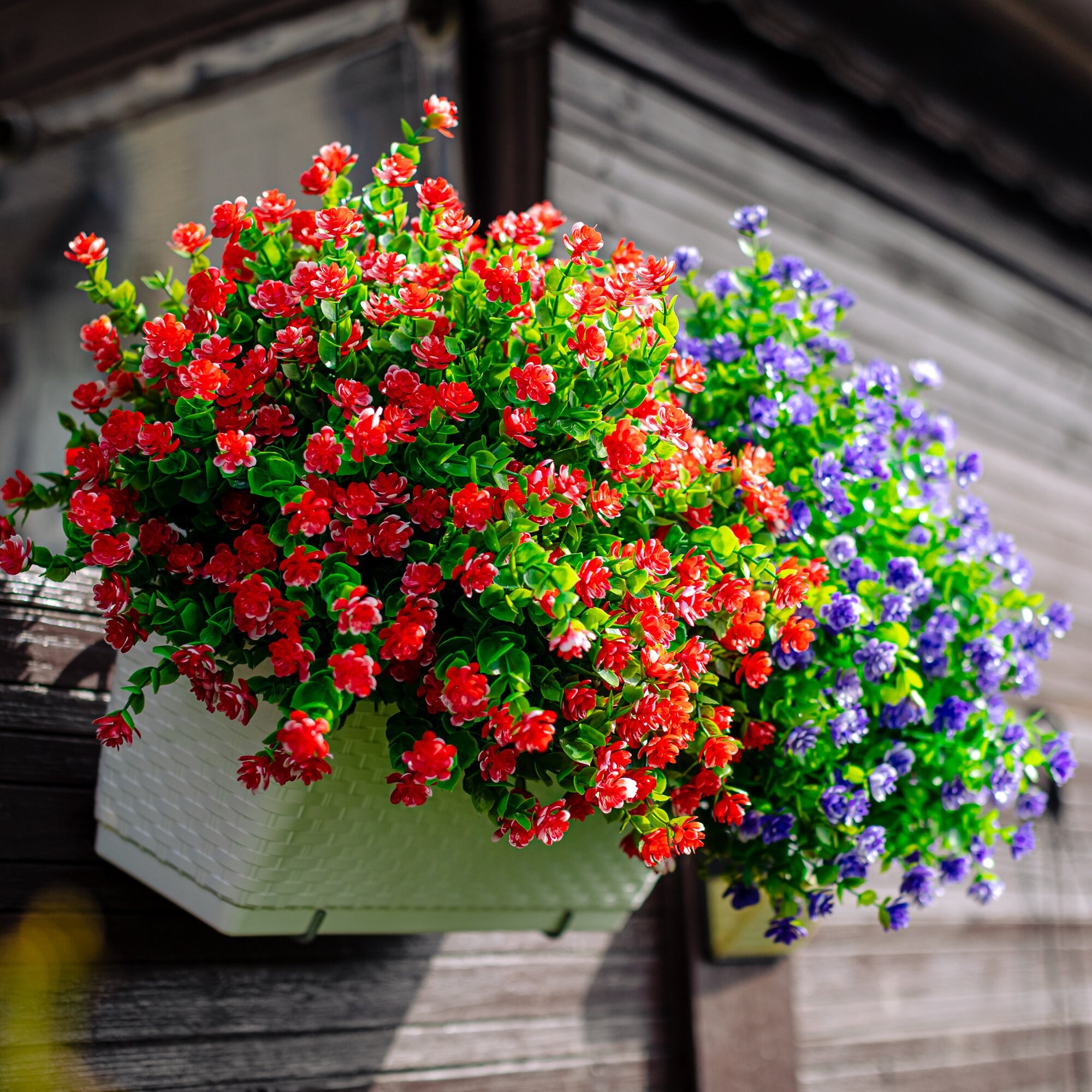 75% OFF 🔥 UV-Resistant Mini Rose Artificial Flowers for Outdoor Planters