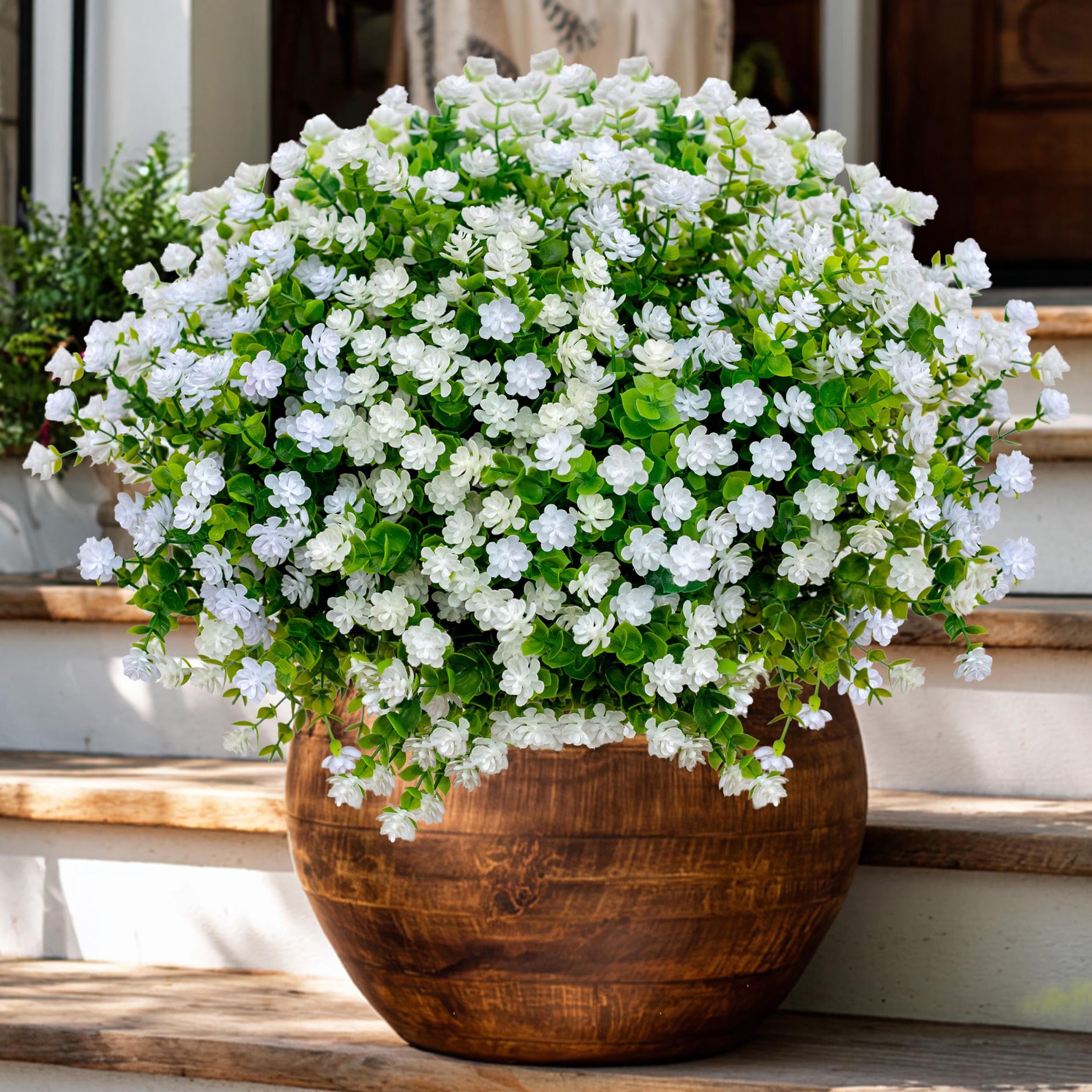 75% OFF 🔥 UV-Resistant Mini Rose Artificial Flowers for Outdoor Planters