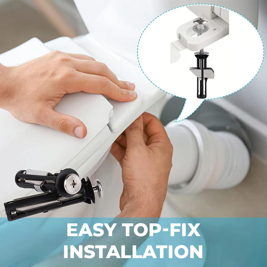 🔥Last Day 68% OFF🔥Heavy Duty Toilet Seat Fastener Bolt Kit (A Set of 2 Pcs)