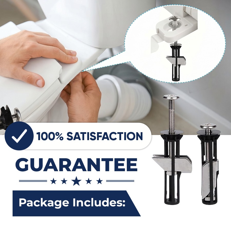 🔥Last Day 68% OFF🔥Heavy Duty Toilet Seat Fastener Bolt Kit (A Set of 2 Pcs)
