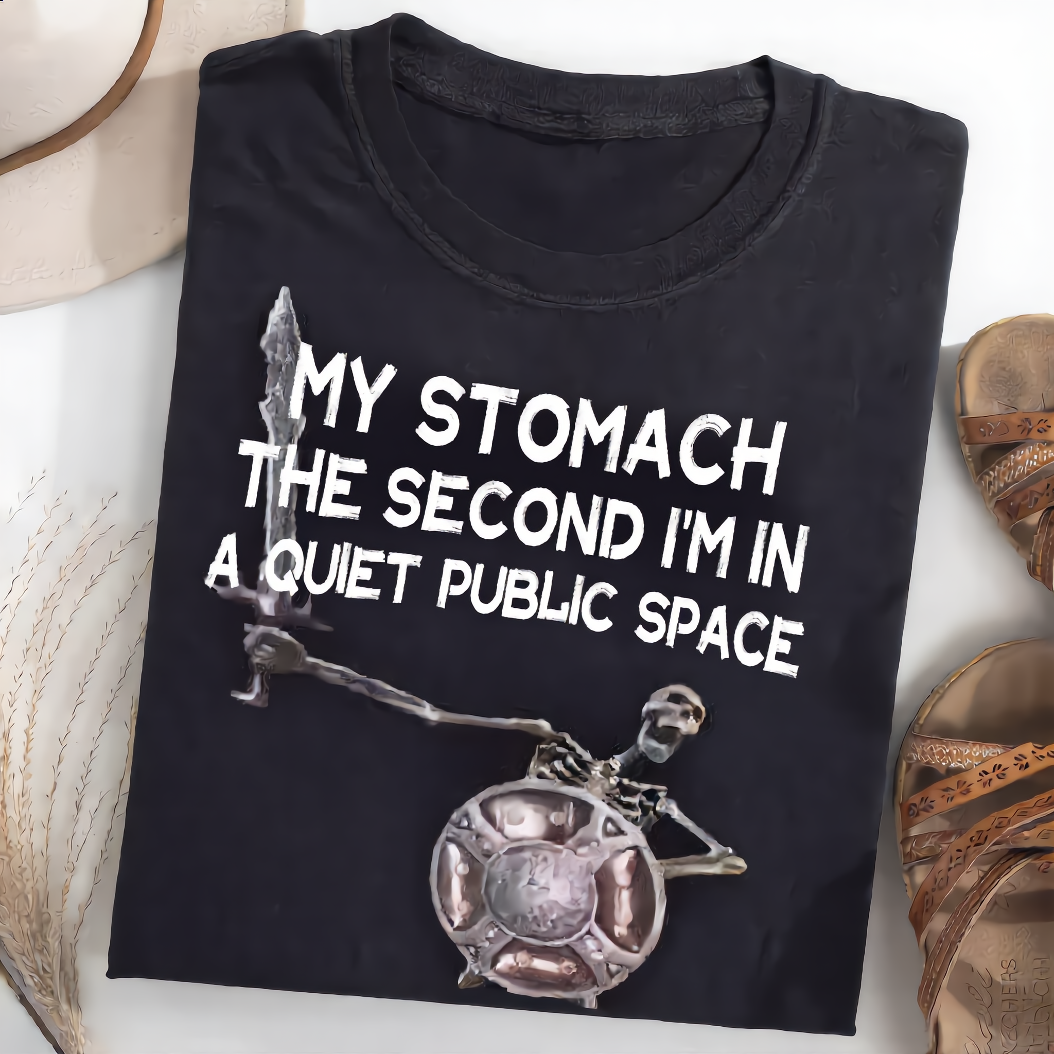 My Stomach in Public Graphic Tee