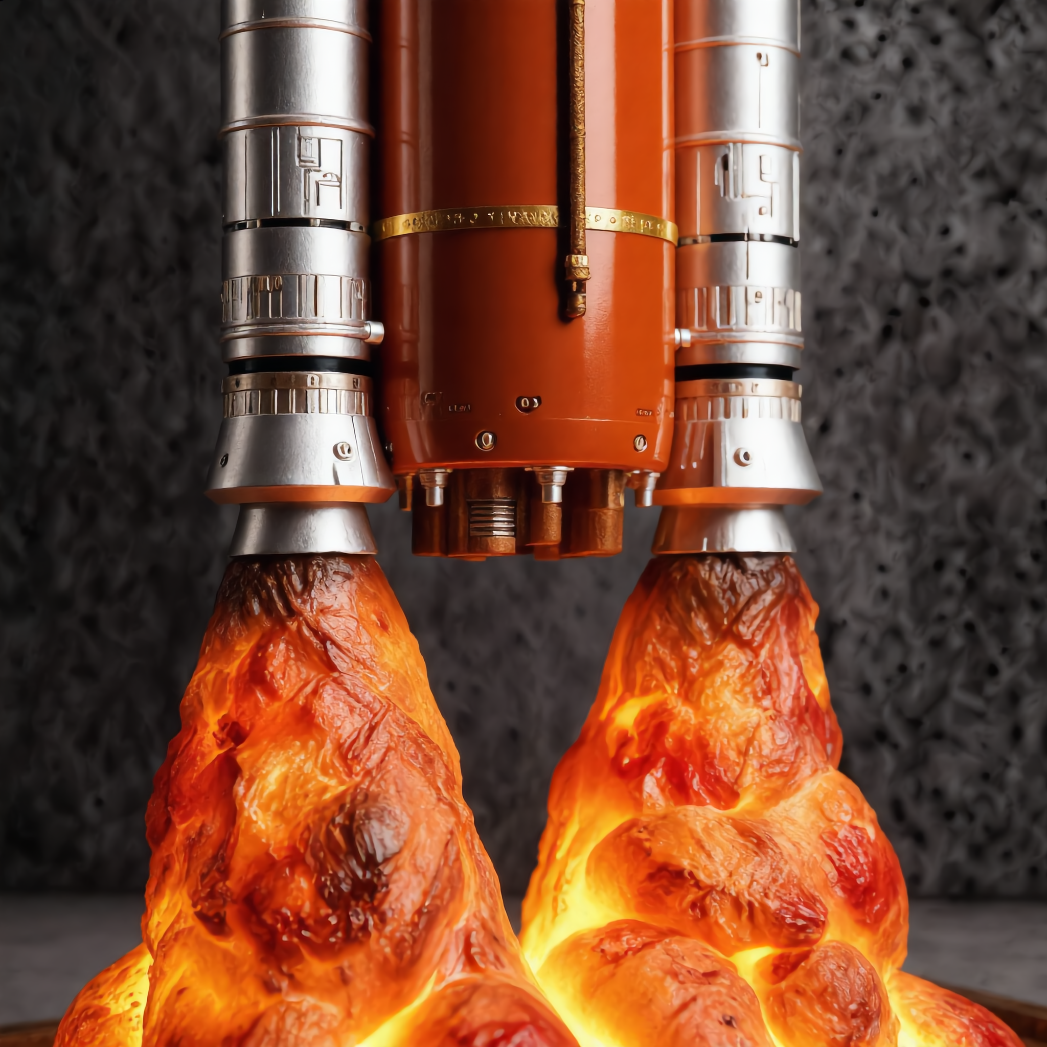 Handmade Rocket Launch Light