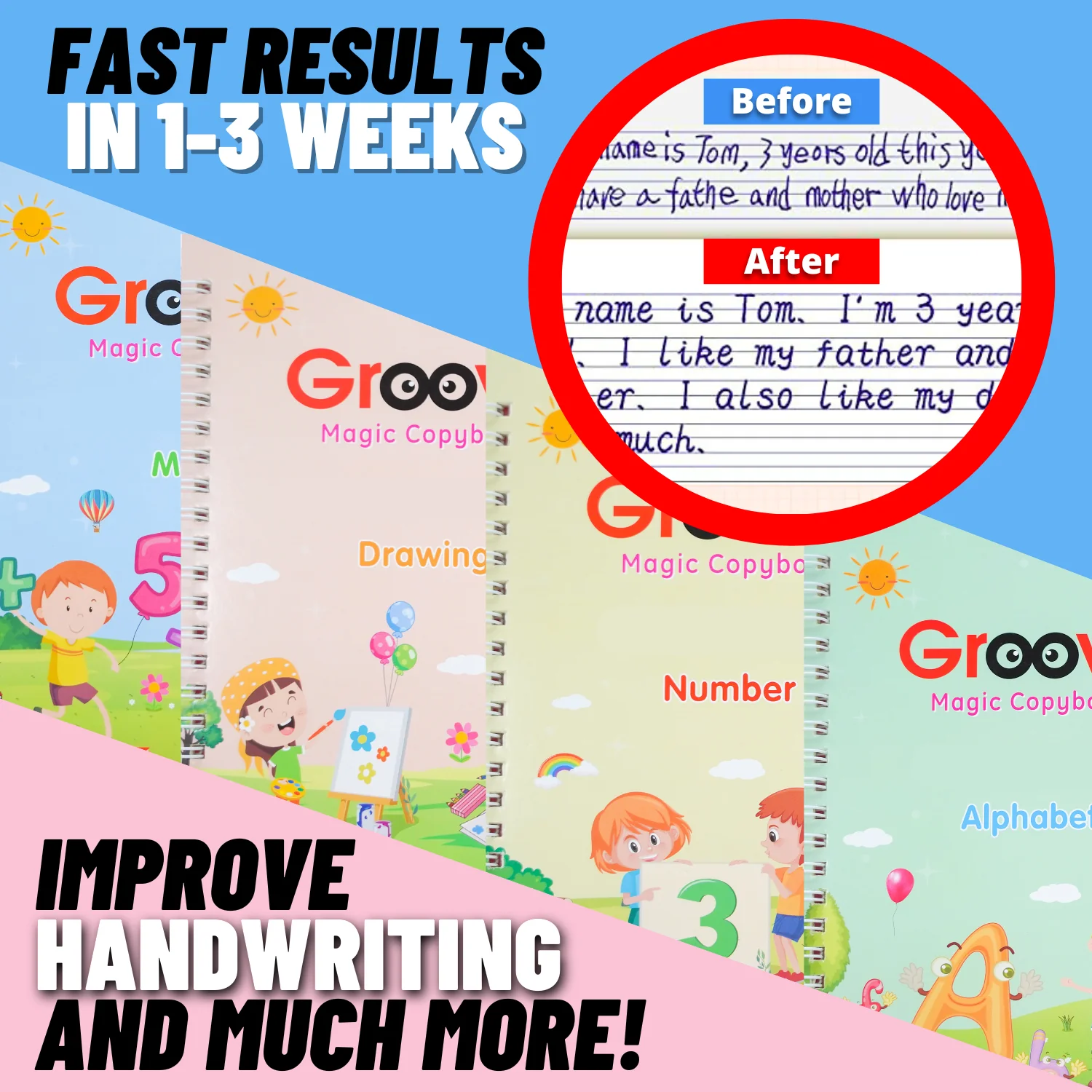 🎉Last Day 60% OFF - Children's Magic Copybooks