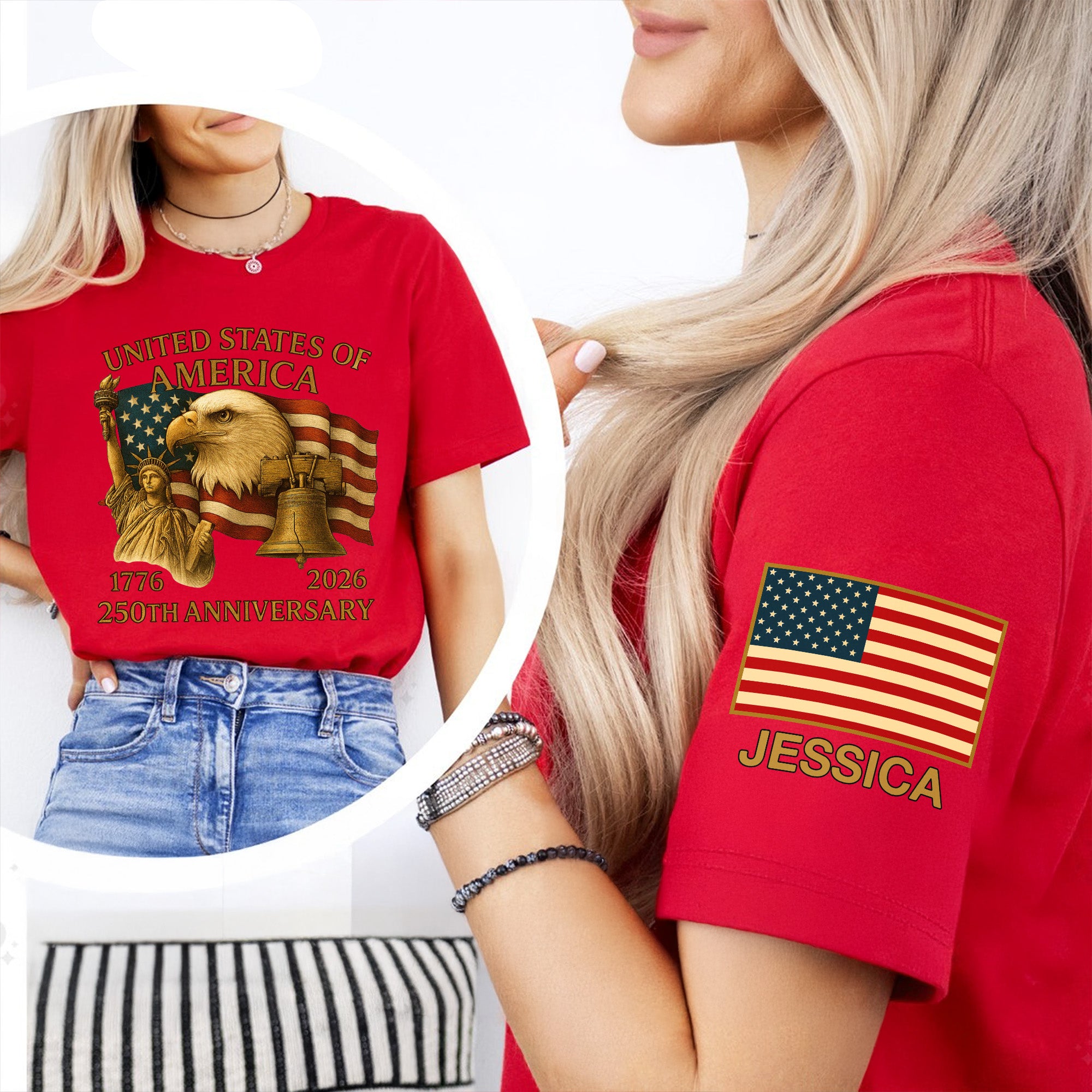 America 250 Anniversary Graphic T-Shirt