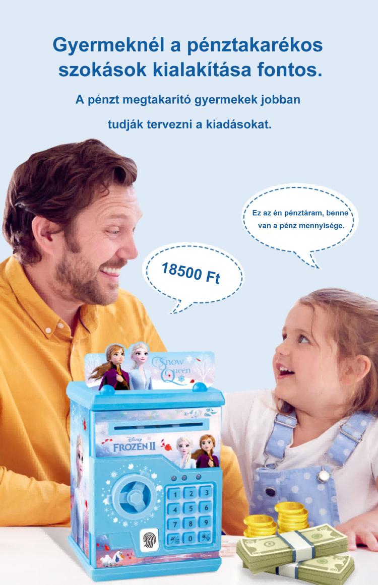 💵Elektronikus jelszó malacka bank - Mini ATM💵