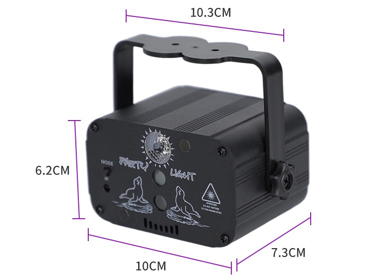 Atmosfera de Crăciun proiecție de proiecție a condus lumina barului KTV lumina fasciculului KTV