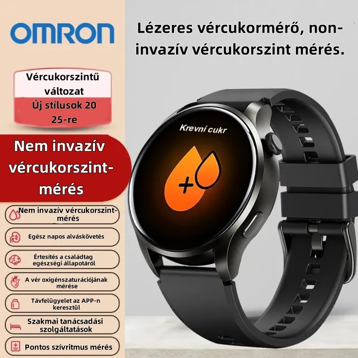 Omron non-invazív vércukorszint-mérő okosóra
