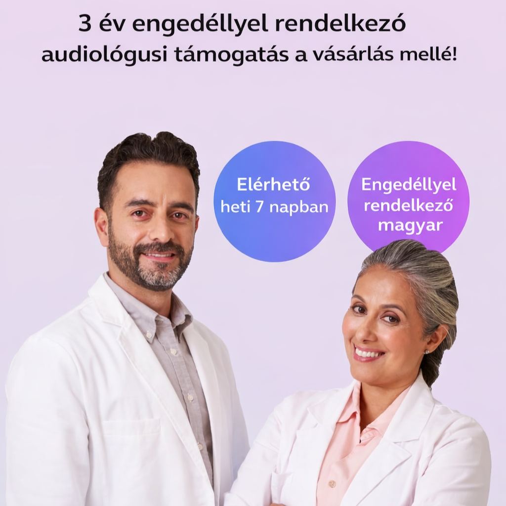 Jabra Enhance Select 700 Klinikai minőségű, vény nélkül kapható hallókészülékek, Engedélyezett audiológiai szolgáltatásokkal, Bluetooth LE hang- és streaming iOS/Android rendszerhez, Szinte láthatatlan és kényelmes, Ezüst