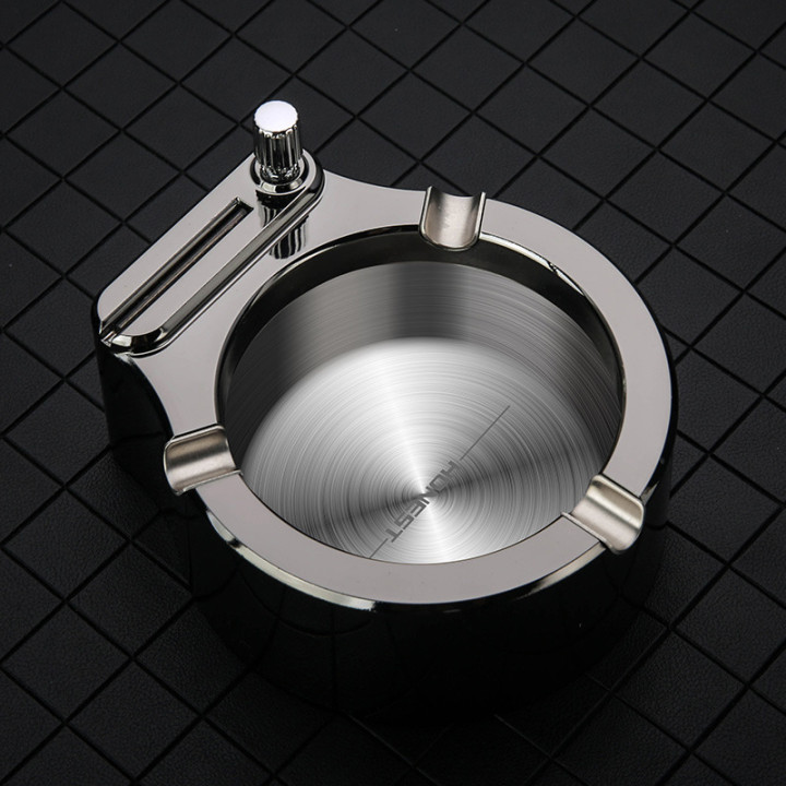 💥Retro metalinė peleninė su žiebtuvėliu🔥