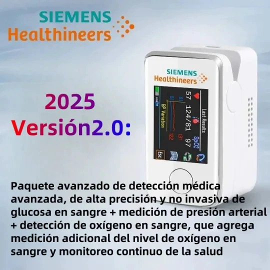 ✨Innovación en tecnología de investigación médica: producto más vendido en 2024: medidor de glucosa en sangre portátil, indoloro y no invasivo de Siemens, multifuncional para proteger la salud💖