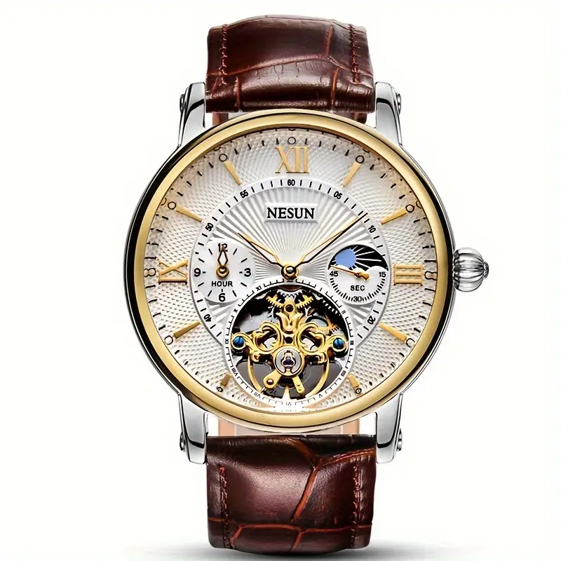 Orologio meccanico da uomo Nesun Fashion Hollow
