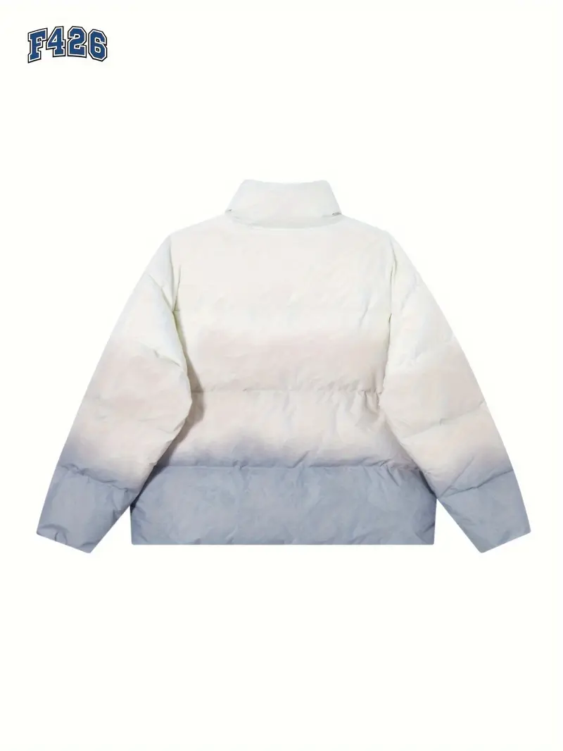 🌬️🎨 Con la transformación estacional, la percepción de la temperatura hace que los abrigos de plumas florezcan con un estilo colorido y elegante.