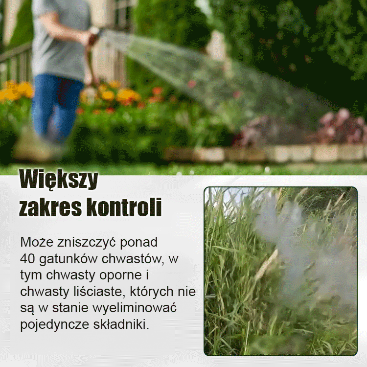 Dwuskładnikowy silny środek chwastobójczy.