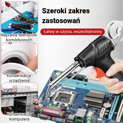 Zestaw wielofunkcyjny lutownicy elektrycznej z pistoletem do lutowania cyną