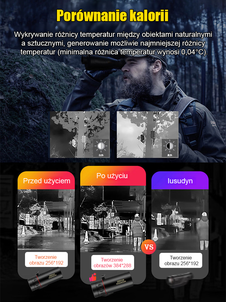 Niemiecki monokular termowizyjny do obserwacji nocnej