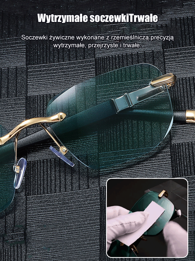 Inteligentne okulary do czytania z zoomem