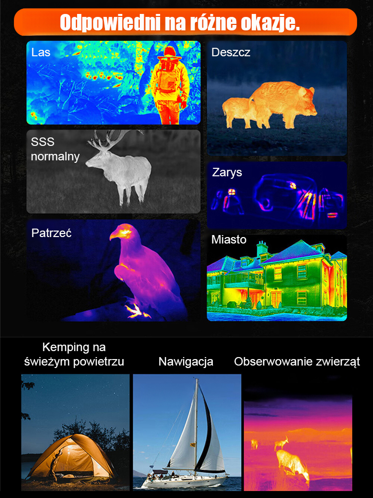 Niemiecki monokular termowizyjny do obserwacji nocnej