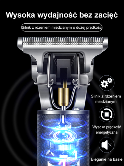 【Cichy, nie zacinający się】 elektryczny trymer do stylizacji włosów