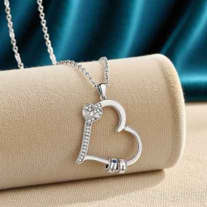 Personalised 2-5 Names Birthstone Necklace Jewellery