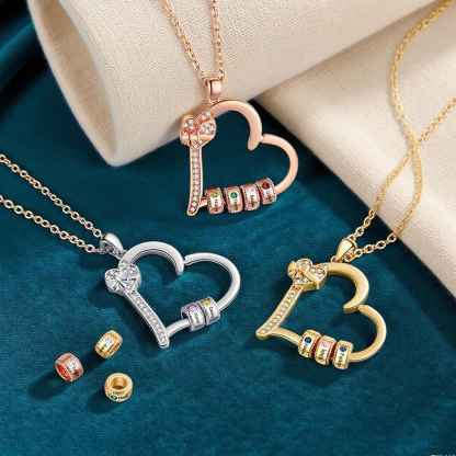 Personalised 2-5 Names Birthstone Necklace Jewellery