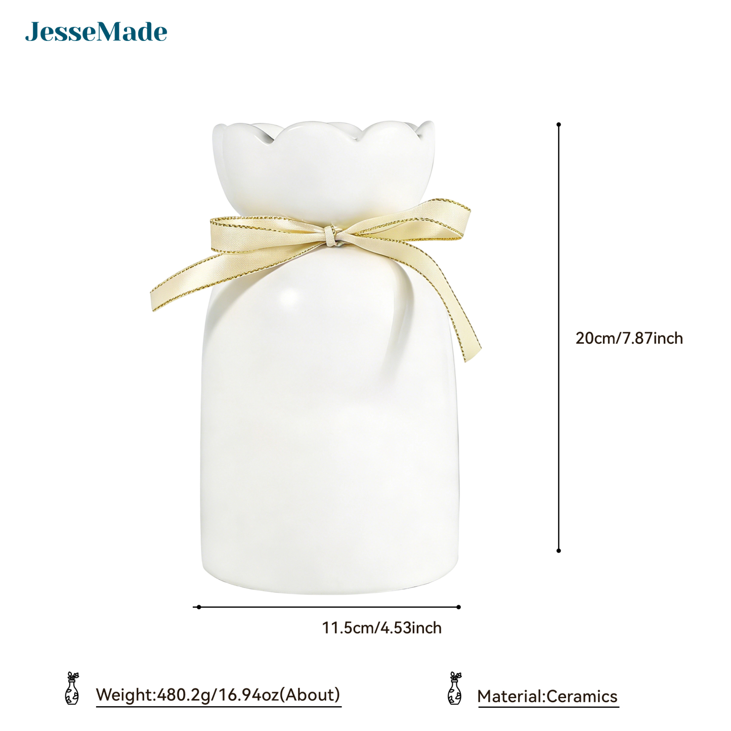 Personalised Mum’s Garden Floral Ceramic Vase