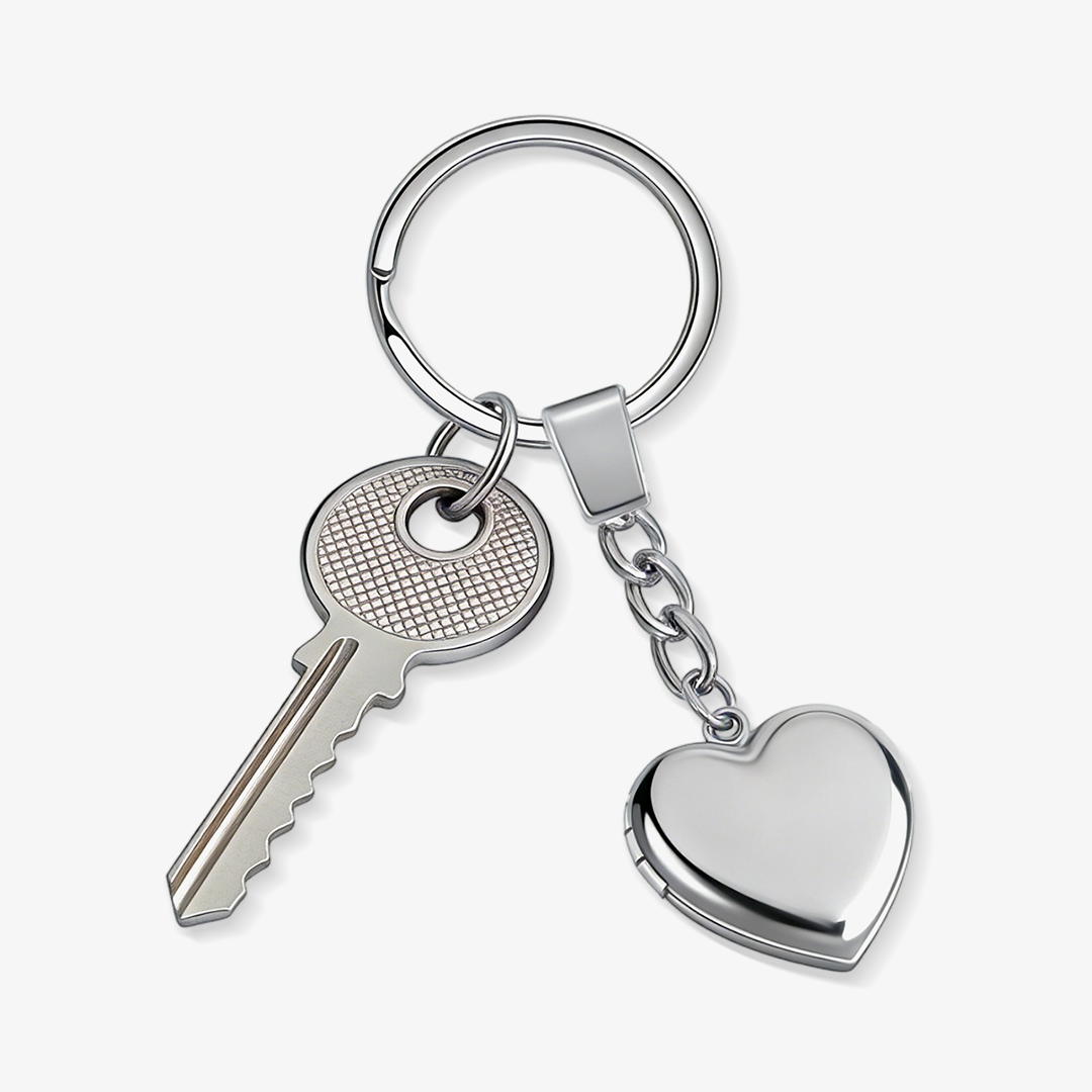 Personalised Photo Keyring Custom 2 Photos Gifts For Him