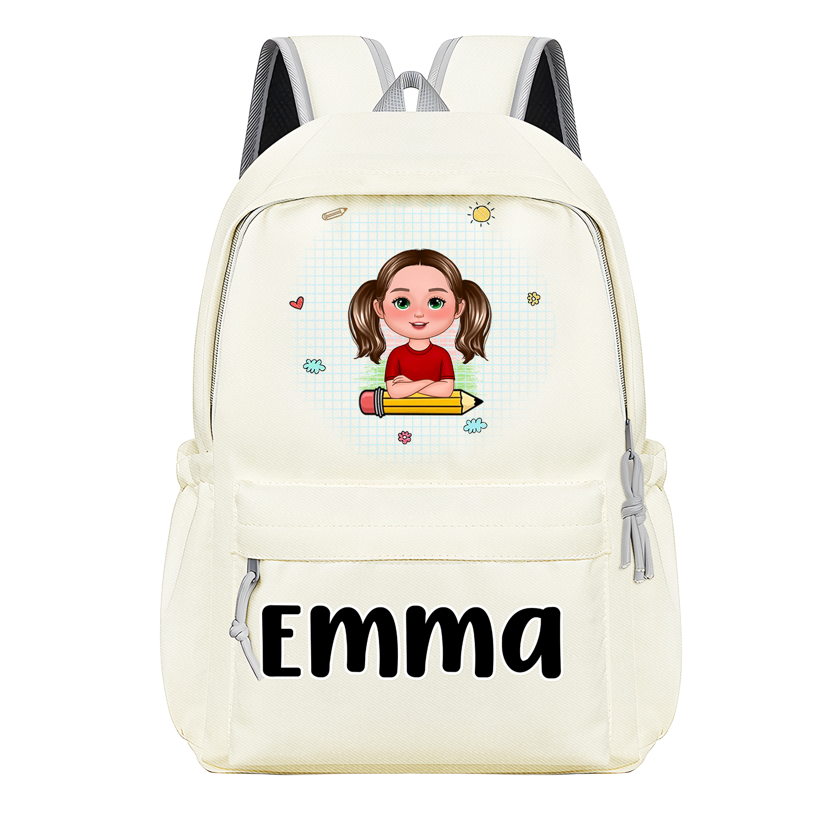 Personalised Kids’ School Backpack – Custom Name & Cartoon Design, Multiple Colours Back to school gift | Jessemade