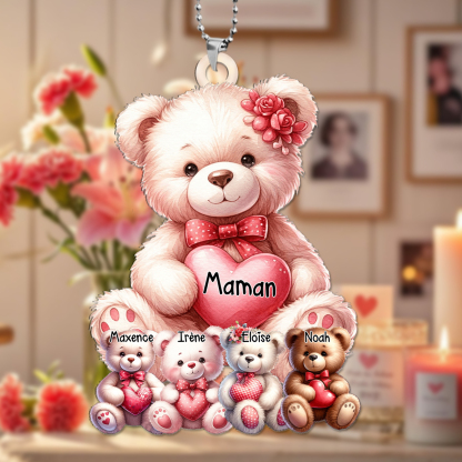 Personalised Couple Keyring Custom 2 Names Keyring "Get Home Safe" Stainless Steel Keyring