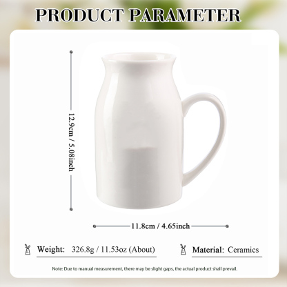 Birthflowers Personalised Ceramic Jug with Names – “First Mum, Now Nan” Floral Keepsake | Jessemade