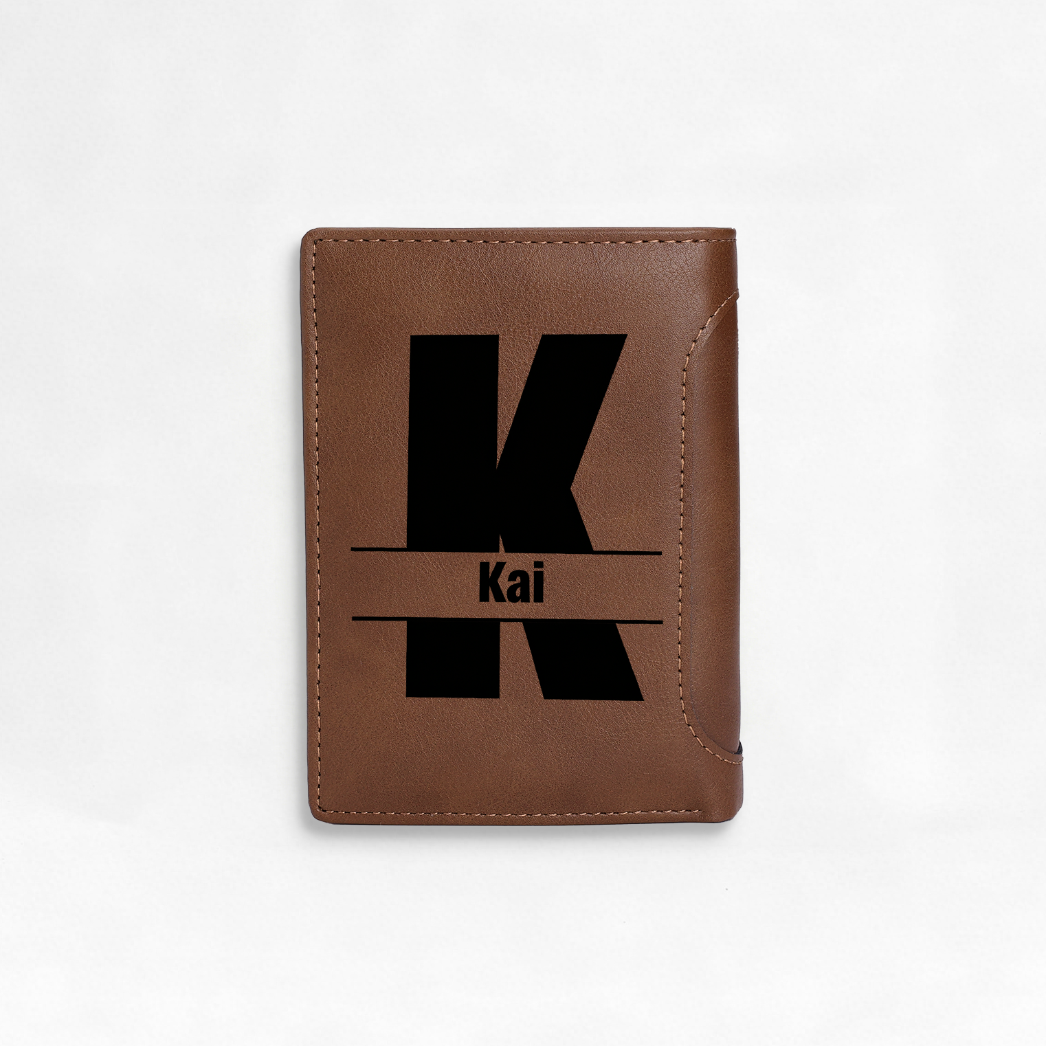 Personalised Dad Wallet with Custom 3-10 Names - “First a Husband, Then a Dad” Gift for Dad | Jessemade