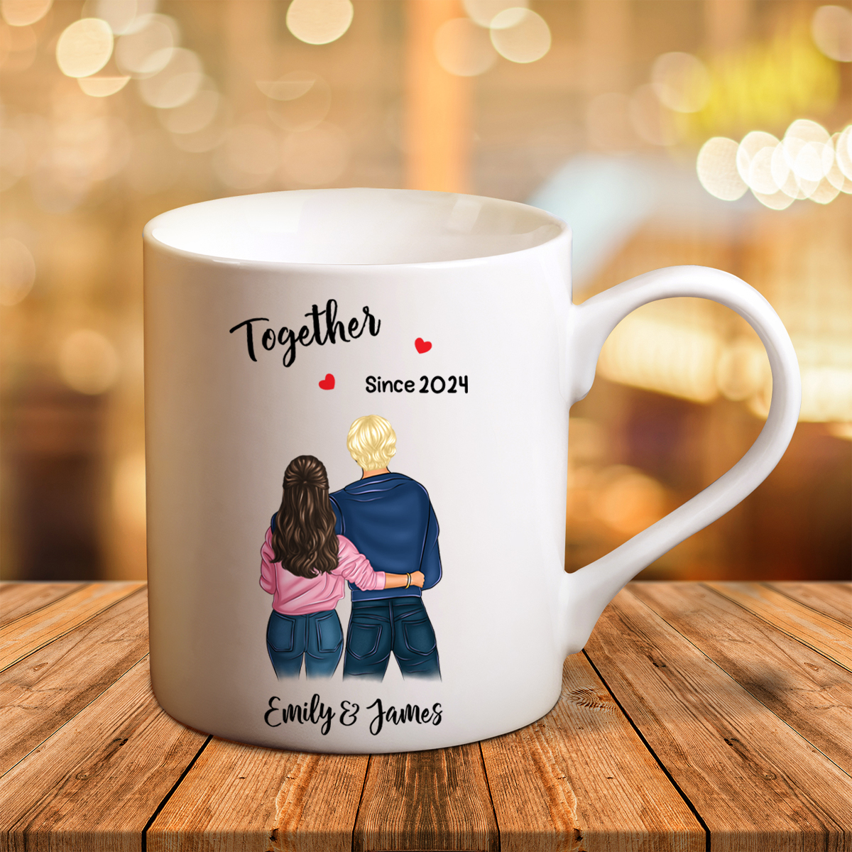 Mug Male And Female Best Friend Gifts Personalised Couple Mug