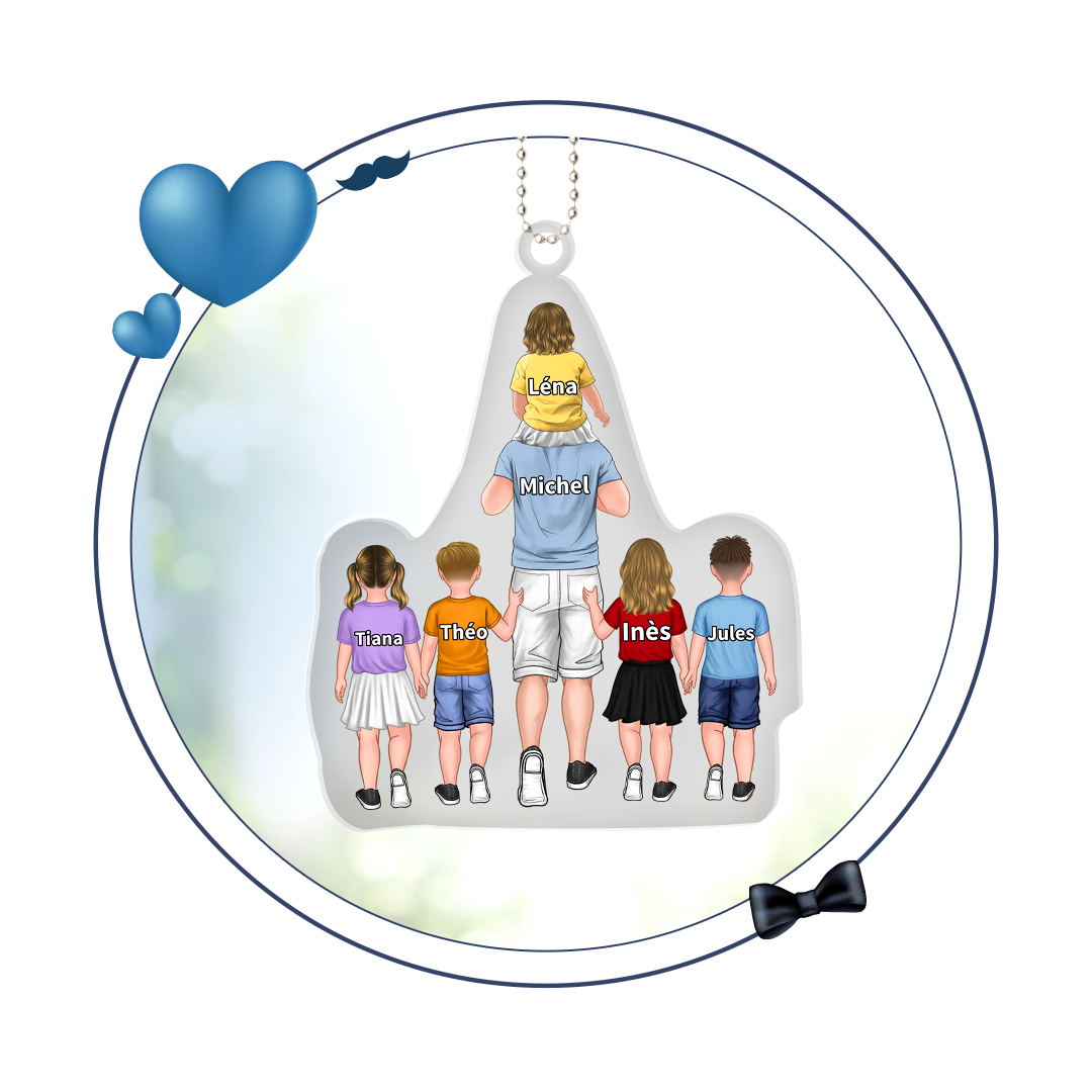 Father's Day Keyring