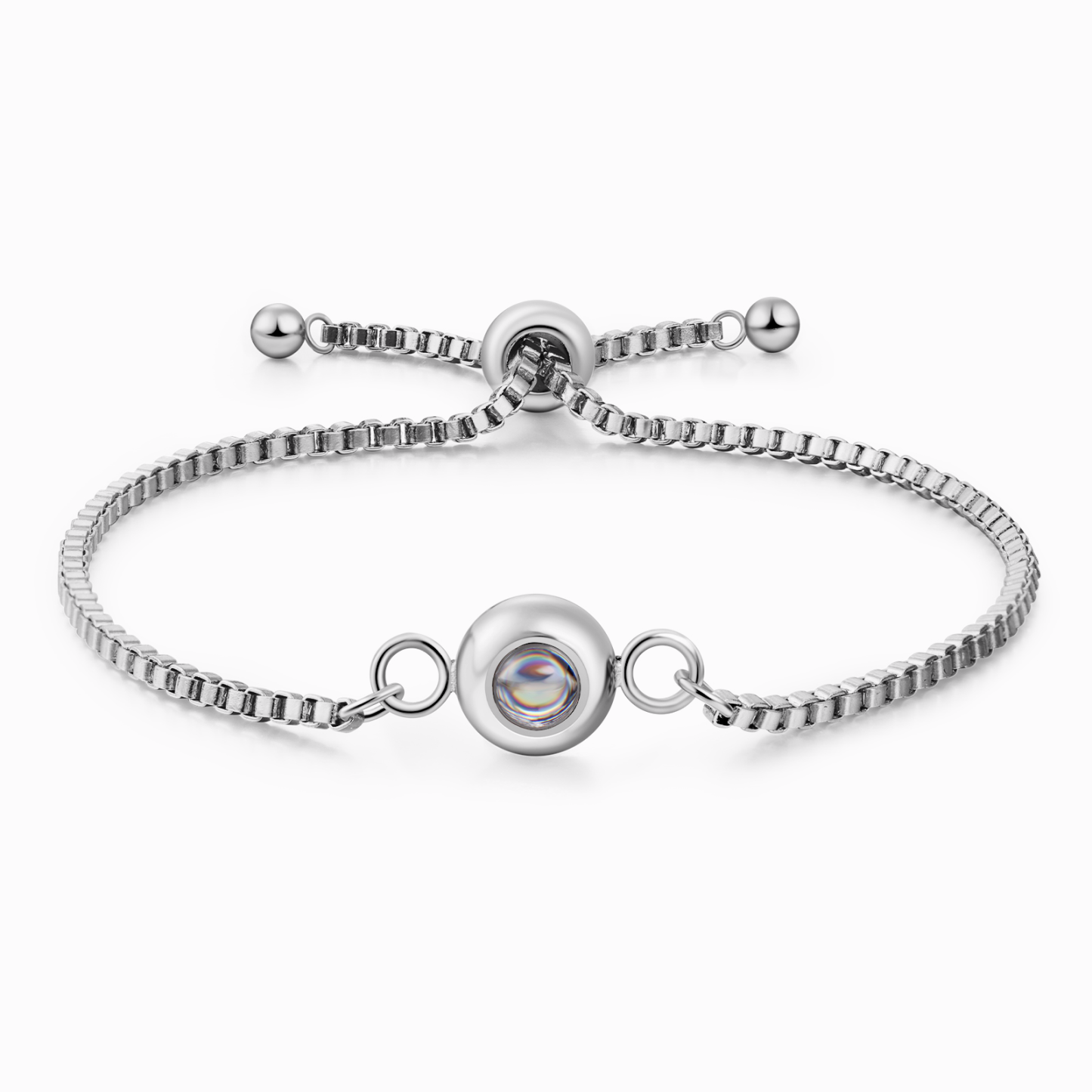 Personalised Couple Photo Projection Bracelet