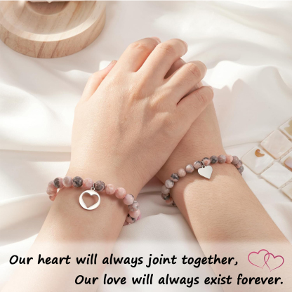 2 PCS Natural Stone Bracelets With Card For My Daughter As A Back To School Gift