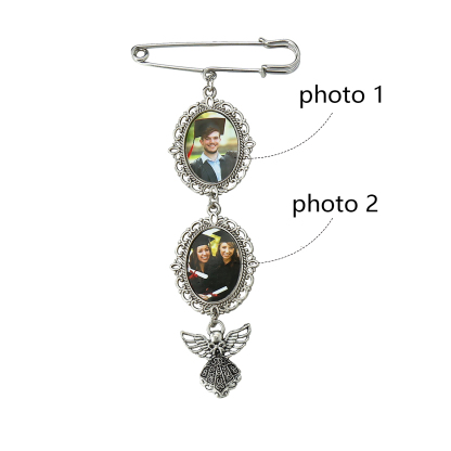 Personalised Photo Brooch, A Special Graduation Gift For Him