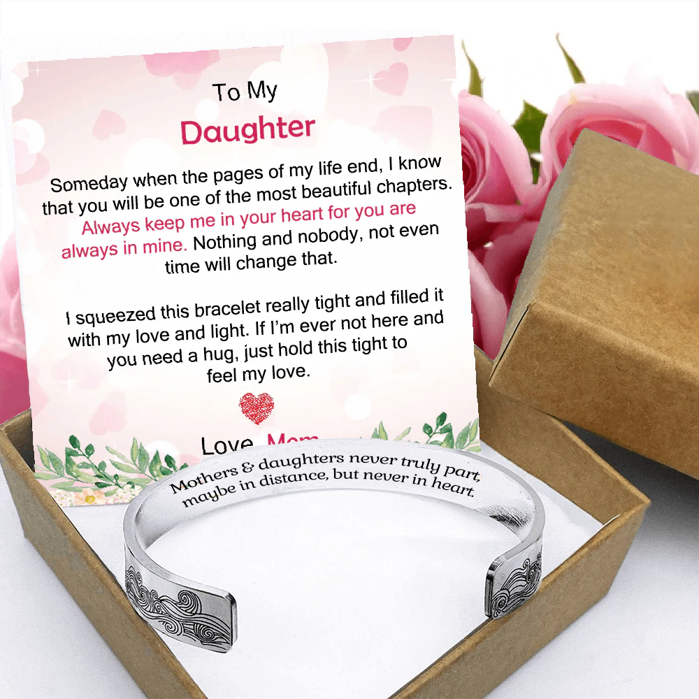 daughter cuff bracelet