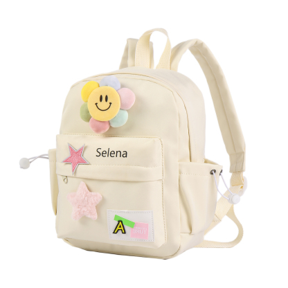 Personalised Nylon Polyester Children's Custom Name Backpack Back to School Gift
